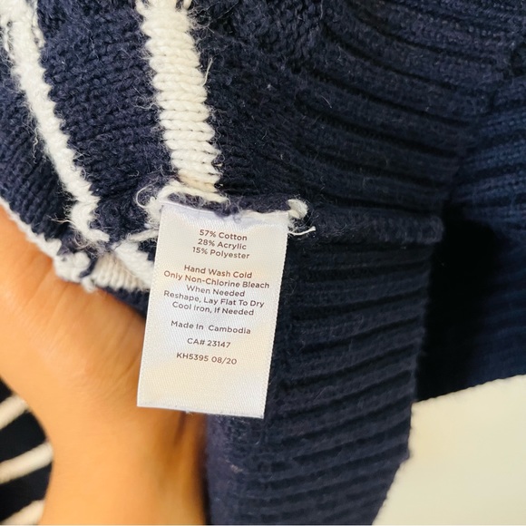 Talbots Fair Isle Shawl Cable Knit Cardigan Sweater M - Picture 7 of 8